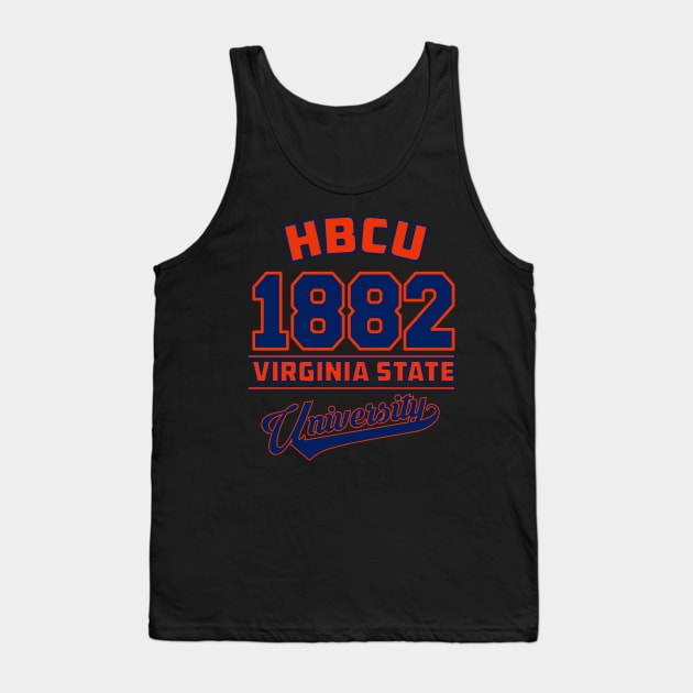 Virginia State 1882 University Apparel Tank Top by HBCU Classic Apparel Co